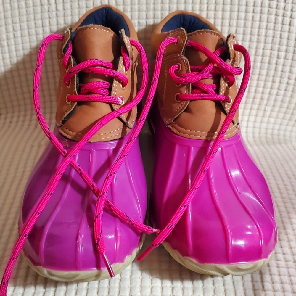 Hilfiger Duck Boots.. Pink